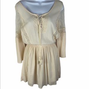 American Eagle Lace Detail Boho Dress Size XS